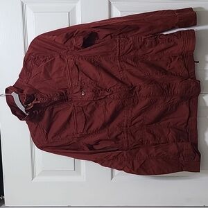 Sonoma barn chore Jacket Burgendy size small euc‎